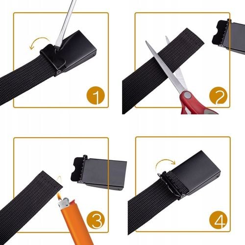 BETLEWSKI pasek męski parciany materiałowy do spodni jeansów pas na Arena.pl