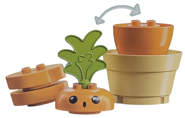 Klocki Lego Duplo - Rosnąca marchewka 10981 zdjęcie 5