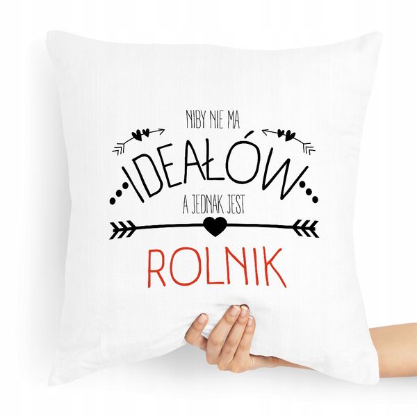 Poduszka Prezent Idealny Dla Rolnika Niby Nie Ma Z Nadrukiem Ze Zdjęciem zdjęcie 1
