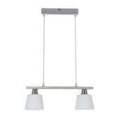 Hybryda zwis 2x40W E14 nikiel mat promocja