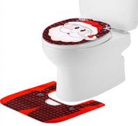 ZESTAW ŚWIĄTECZNY DO ŁAZIENKI POKROWIEC WC MIKOŁAJ