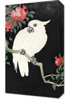 Obraz 30x50cm Cockatoo and Pomegranate, Koson Japoński Vintage do Salonu