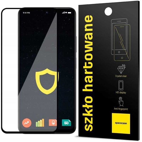 Spacecase Glass 5D Galaxy A24 4G Black zdjęcie 2