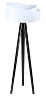 Lampa stojąca GEMSTONE biała/czarna