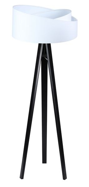 Lampa stojąca GEMSTONE biała/czarna zdjęcie 1