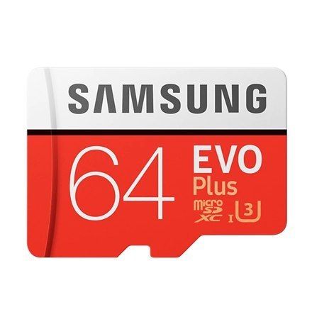 Samsung microSD Card Evo Plus 64 GB, MicroSDXC, Flash memory class 10, SD adapter na Arena.pl