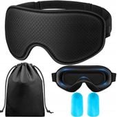 OPASKA NA OCZY DO SPANIA 3D MASKA ZACIEMNIAJĄCA 99% ŚWIATŁA REGULOWANA