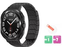 BRANSOLETA KARBONOWA DO SAMSUNG GALAXY WATCH 47MM + SZKŁO HARTOWANE