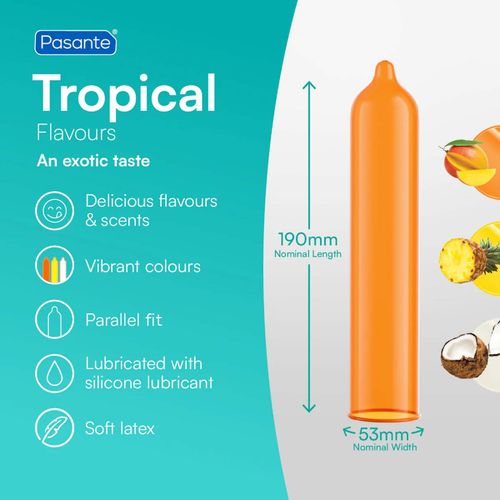 pasante tropical condoms bulk packs 144 pcs na Arena.pl