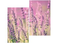 60X60CM LAWENDA DWU OBRAZ ŚCIAN