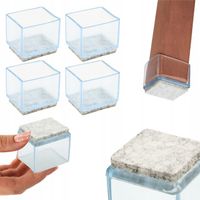 Nakładki silikonowe FILC 30x30mm na nogi krzesła