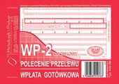 WP-2 ODCIN.POLECENIE PRZELEWU WPŁ. GOT. A6 449-5