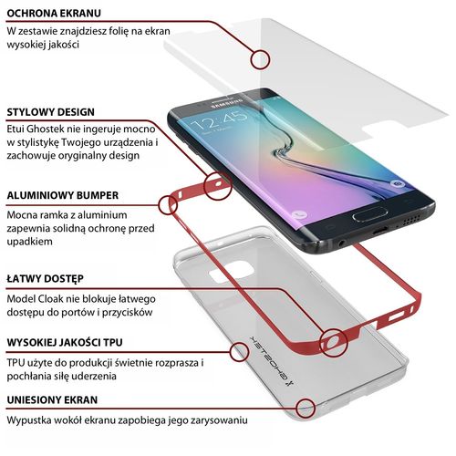 Ghostek Cloak Samsung Galaxy S6 Edge Plus Silver na Arena.pl