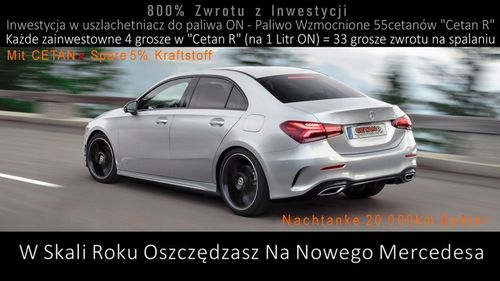 Cetan R 5Litrów = VERVA na 5000 Litrów Oleju Napędowego na Arena.pl