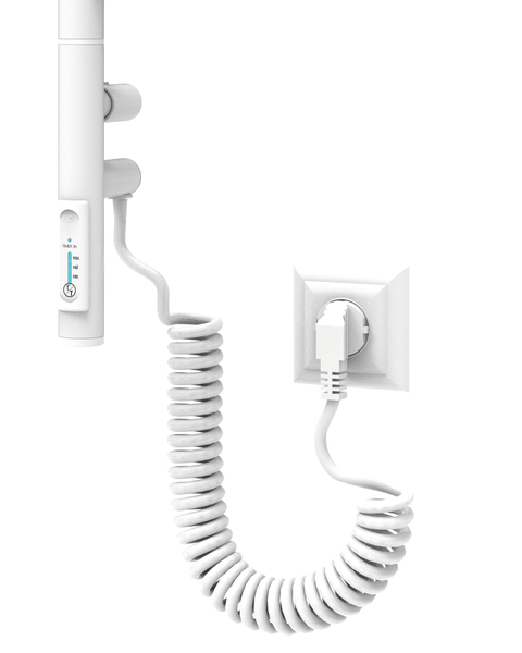 ELNA Grzejnik łazienkowy elektryczny Fluger 4 White 4 elementy ruchome zdjęcie 8