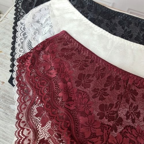 3x MAJTKI KORONKOWE Figi Bawełniane JAKOŚĆ 4XL/5XL na Arena.pl