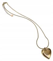 Naszyjnik damski SERCE stal chirurgiczna Złoty