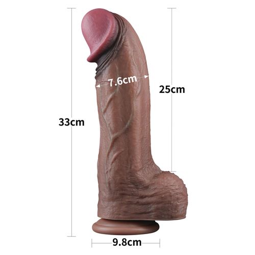 13"""" Dual Layered Silicone Cock Xxl na Arena.pl