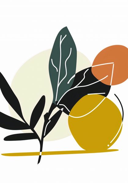 Plakat 70x100cm Elegancka Flora zdjęcie 1