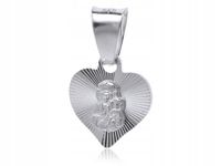 Przywieszka srebrna medalik Matka Boska Częstochowska wmk010