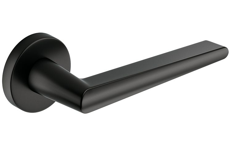 KLAMKA DRZWIOWA PREMIUM ARROW R KOLOR CZARNY zdjęcie 1