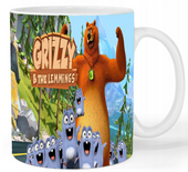 Kubek ceramiczny Grizzy i Lemingi