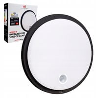 Lampa LED z czujnikiem ruchu Maclean MCE525 B, czujnik PIR, kolor czarny