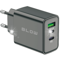 SZYBKA ŁADOWARKA SIECIOWA GNIAZDO USB + 2x USB-C QC PD 40W UNIWERSALNA