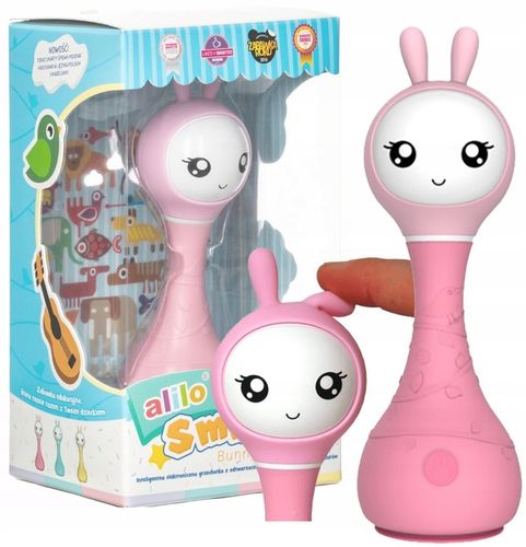 ALILO SMARTY BUNNY KRÓLICZEK INTERAKTYWNY GRZECHOTKA Z MUZYKĄ na Arena.pl