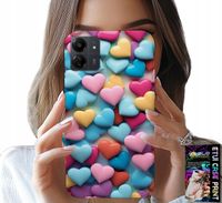 ETUI DO XIAOMI POCO C65 - KOLOROWE SERCA MOŻLIWOŚĆ PERSONALIZACJI