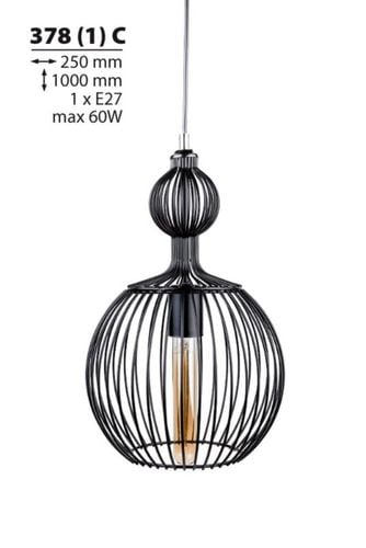 Lampa wisząca Flutto Nera na Arena.pl