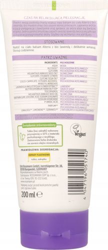 ALTERRA BALSAM DO CIAŁA LAWENDA 200 ML na Arena.pl