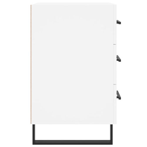 Szafka nocna, biała, 40x40x66 cm, materiał drewnopochodny na Arena.pl