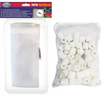 AQUA NOVA Siatka z zamkiem na wkład filtrujący do filtra w akwarium 10x15cm