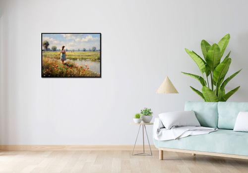 Plakat 80x60cm Wiejski Spokój na Arena.pl