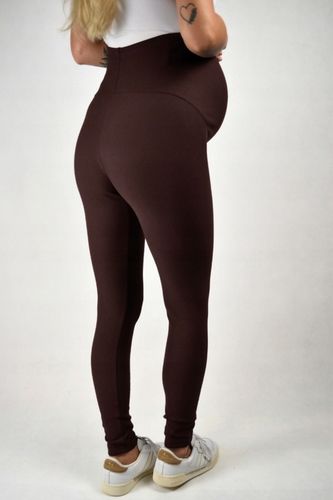 Legginsy ciążowe ocieplane POLSKI PRODUCENT kryjące bawełniane na zimę na Arena.pl