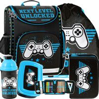 TORNISTER SZKOLNY CHŁOPIĘCY KOMPLET 5w1 GAMER GRY
