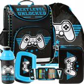 TORNISTER SZKOLNY CHŁOPIĘCY KOMPLET 5w1 GAMER GRY