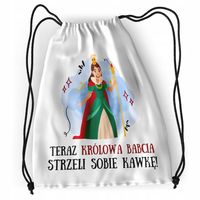 Plecak Dla Babci Sportowy Szkolny Worek Torba Z Nadrukiem Ze Zdjęciem