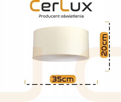 Abażur KLOSZ LAMPA 35cm E27 różne WZORY na Arena.pl