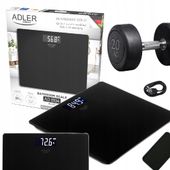 Waga Łazienkowa Elektroniczna Adler Europe Ad8194 180Kg Black