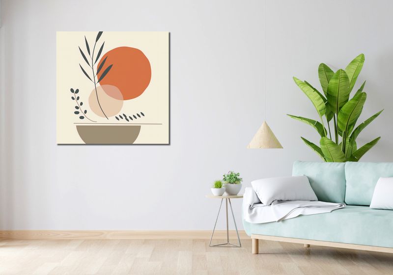Obraz 90x90cm Ziemia i Rośliny zdjęcie 2