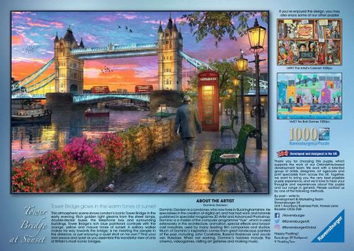 Puzzle 1000 Elementów Zachód Słońca Nad Tower Bridge na Arena.pl
