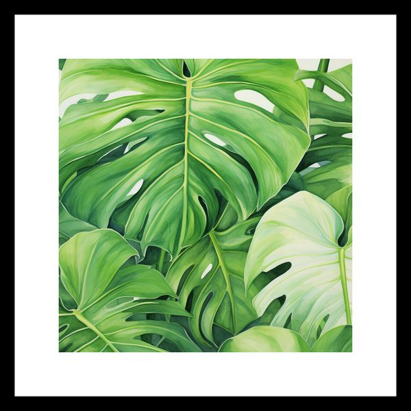 Plakat 20x20cm Tajemnice Liści zdjęcie 3
