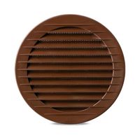 KRATKA OKRĄGŁA Z SIATKĄ FI 125 BRĄZ - RX 02-226