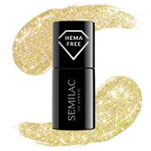 SEMILAC Lakier hybrydowy 244 Sunbaked Yellow 7ml