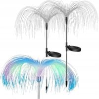 ZESTAW 2x LAMPA SOLARNA OGRODOWA MEDUZA LAMPKA