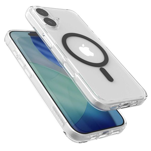 Spacecase Clear Mag Iphone 17 Black zdjęcie 5