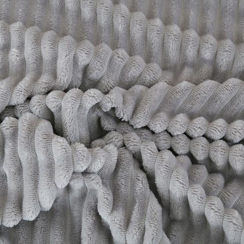 GRUBY KOC WYTŁACZANY PASKI 160x200cm PLED NARZUTA KOLOR DO WYBORU na Arena.pl