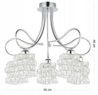 Żyrandol LAMPA sufitowa kryształ do salonu domu jadalni GLAMOUR oświetlenie